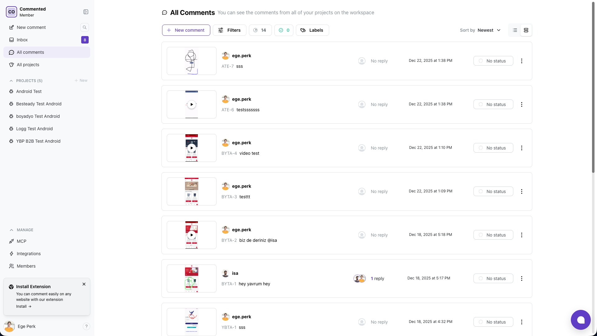 Commented: Seamless Collaboration & Commenting Tool — 4
