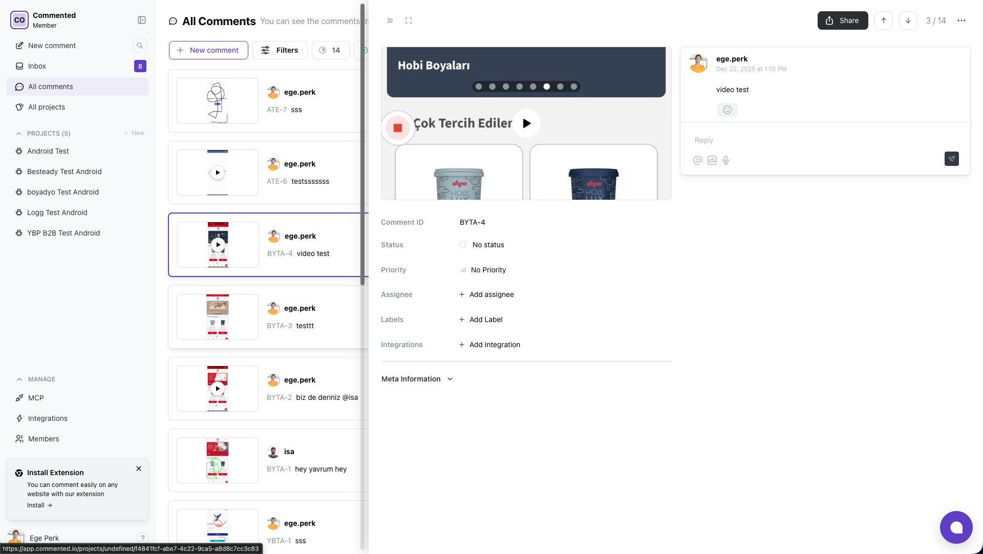Commented: Seamless Collaboration & Commenting Tool — 5