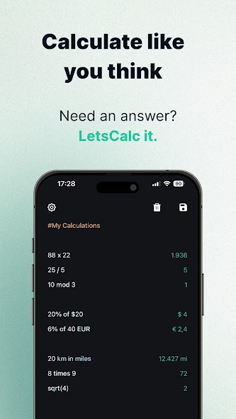 LetsCalc: Note & Calculator — 5