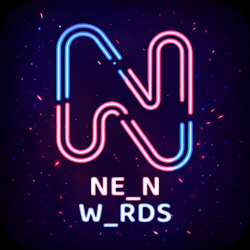 Neon Words: Word Puzzle