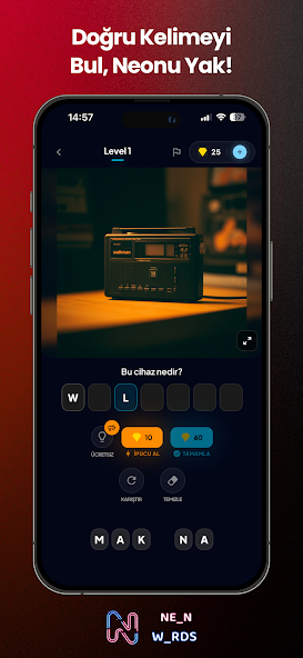 Neon Words: Word Puzzle — 3